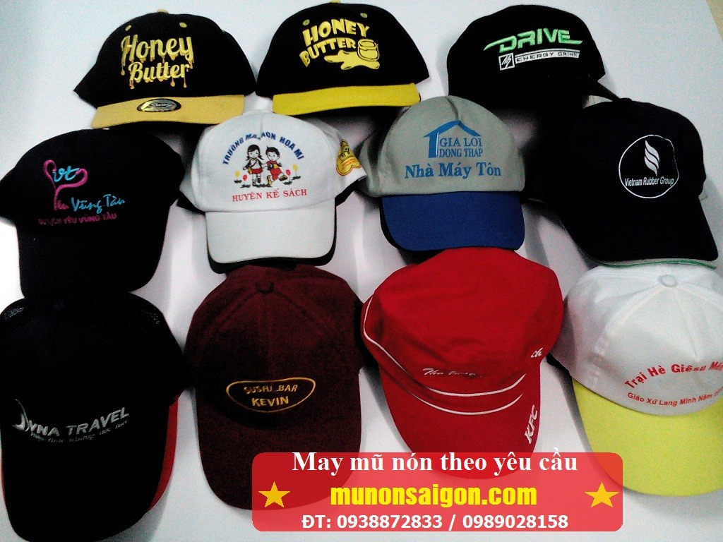 Các loại mũ nón quảng cáo, nón du lịch giá rẻ